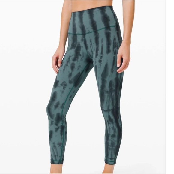 lululemon athletica Pants - Lululemon Wunder train tie dye leggings
